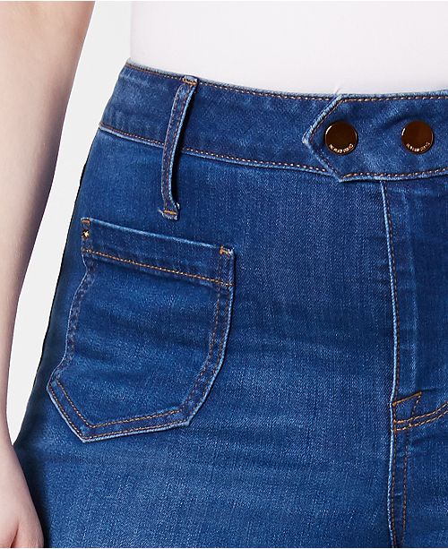 Seven7 Jeans Trendy Plus Size Patch-Pocket Bootcut Jeans & Reviews ...