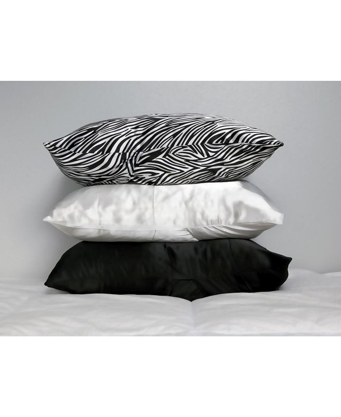 Morning Glamour Satin Standard Solid Pillowcases 2 Pack Macy's