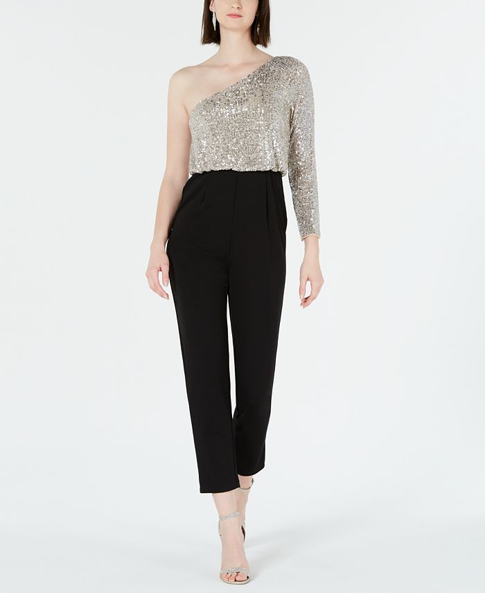 Adrianna papell jumpsuit best sale macys