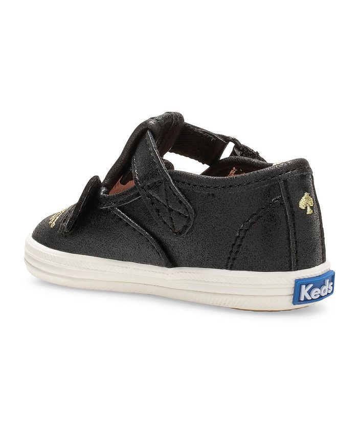 Keds Baby Girl's Keds x Kate Spade Champion Toe Cap TStrap Crib Shoe