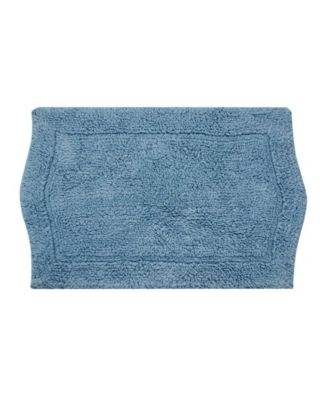 Home Weavers Inc 22x60 Waterford Collection Turquoise Cotton Tufted Bath Rug - Home Weavers