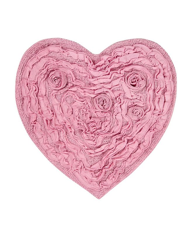 Home Weavers Bellflower Bath Rug Heart Shapedrug & Reviews Bath Rugs