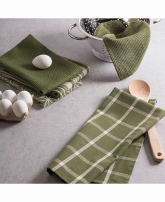 Assorted Dishtowel and Dishcloth, Set of 5