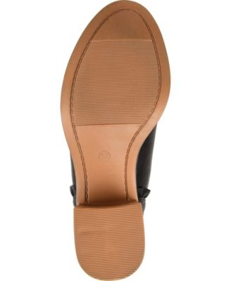 Women's Lennie Ruffle Detail Stacked Block Heel Booties