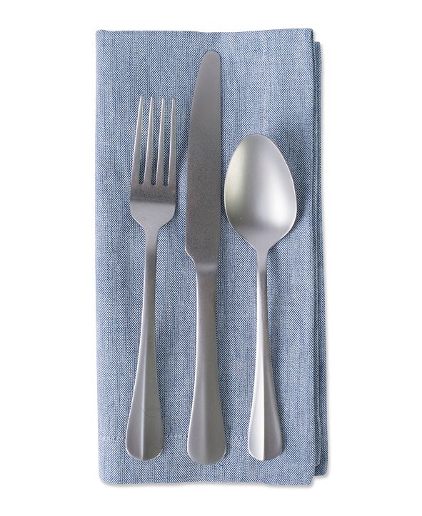 Campbell Blue Chambray Napkin Set main image 0
