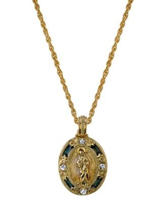 macys virgin mary necklace