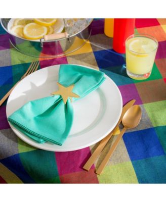 Indian Summer Check Tablecloth 60" x 84"