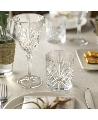 Melodia Crystal Double Old fashioned Glasses, Set of 6