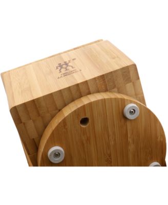 J.A. Henckels Bamboo 26-Slot Swivel Knife Block