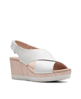 Clarks women's cammy pearl wedge sandal on sale