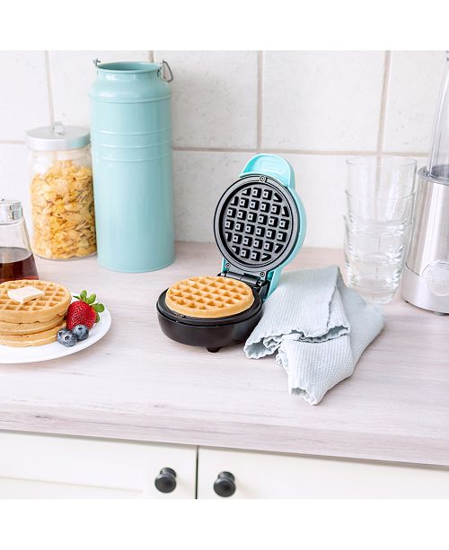 Bella Mini Waffle Maker Teal Reviews Small Appliances Kitchen