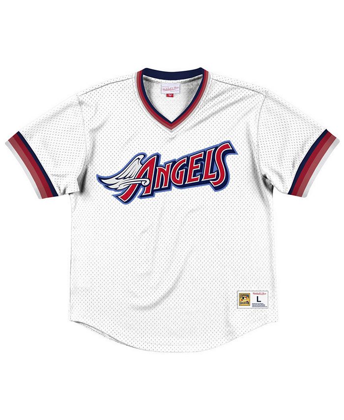 Mens Mitchell & Ness MLB Track Jacket California Angels