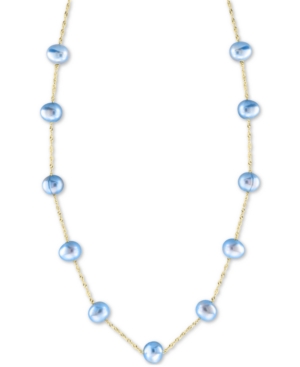 image of Effy Dyed Blue Cultured Freshwater Pearl (5-1/2mm) 18