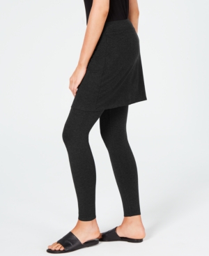 Eileen Fisher System Stretch Jersey Knit Skirted Leggings Regular & Petite Created for Macy's