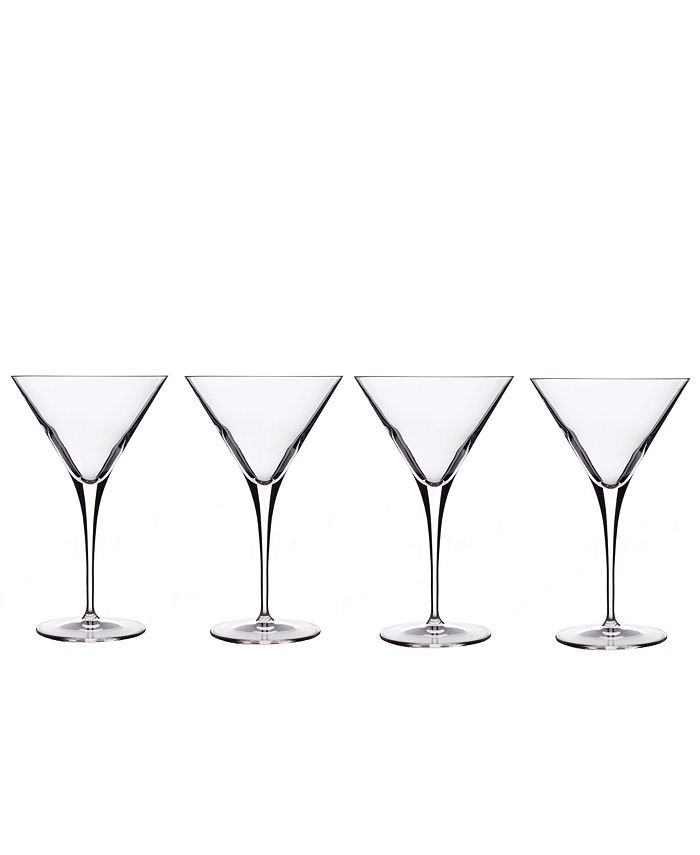 Martini Glasses Made In Italy QUANTITY-2 Luigi Bormioli Parma Crystal 9.5 oz 