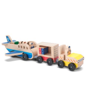 melissa and doug plane and luggage carrier set