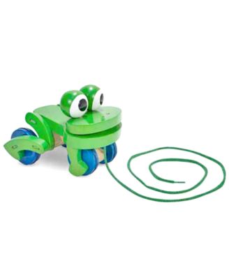 Melissa and Doug - Kids Toys, Frolicking Frog Pull Toy
