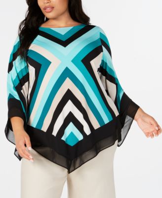 macys alfani plus size tops