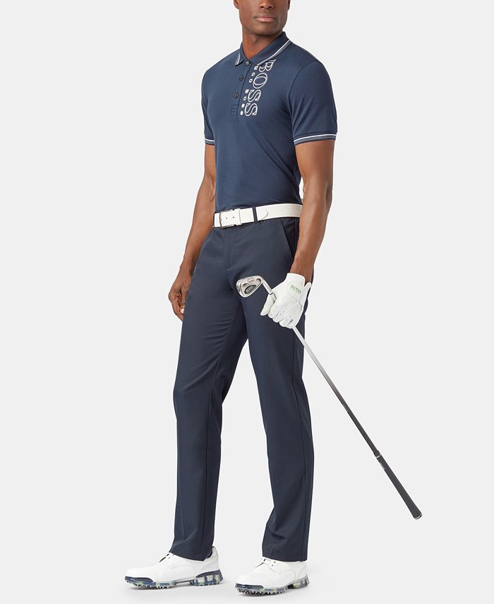 Hugo Boss BOSS Men's Slim-Fit Technical Twill Golf Pants - Macy's