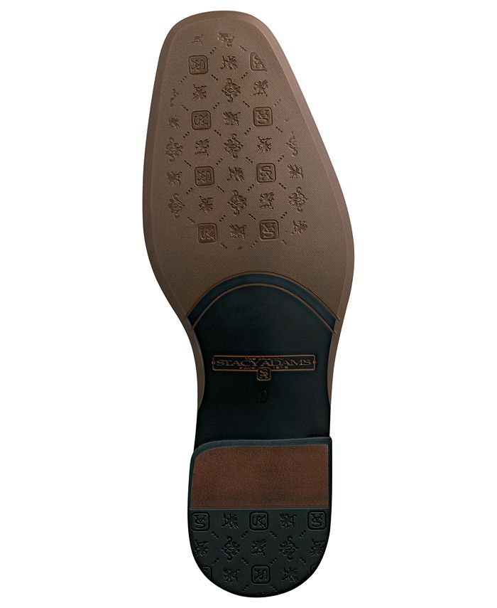 Stacy Adams - Sebert Plain Toe Elastic Lace Up - Navy - 25771-410