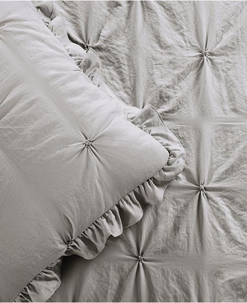 Lush Decor Ravello Pintuck Ruffle Skirt 3pc King Bedspread Set