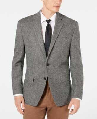 men's wool herringbone sport coat