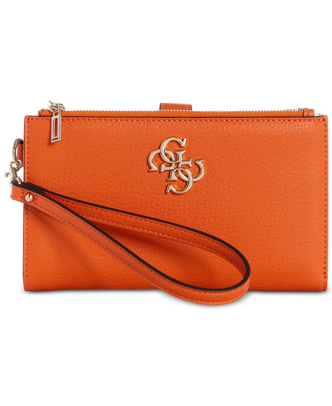 GUESS Kim Double Zip Organizer Wallet & Reviews Handbags