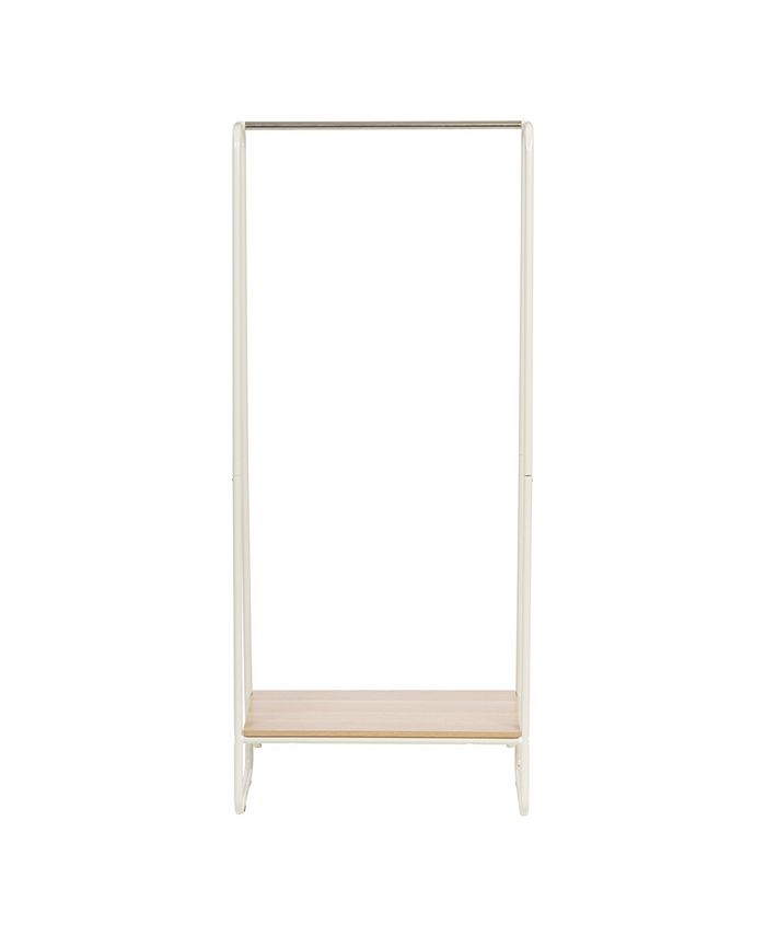 IRIS USA Metal Garment Rack With Wood Shelf & Reviews Home Macy's