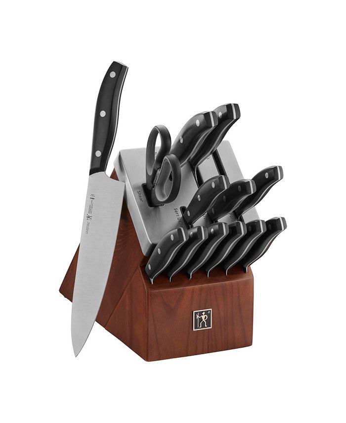 My appliances are all black but I had to have this knife set, it ties