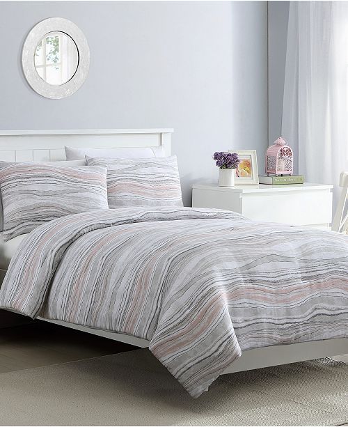 Vcny Home Marble 3 Pc Comforter Sets Reviews Bed In A Bag