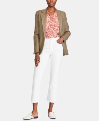 Lauren Ralph Lauren Herringbone Tweed Blazer