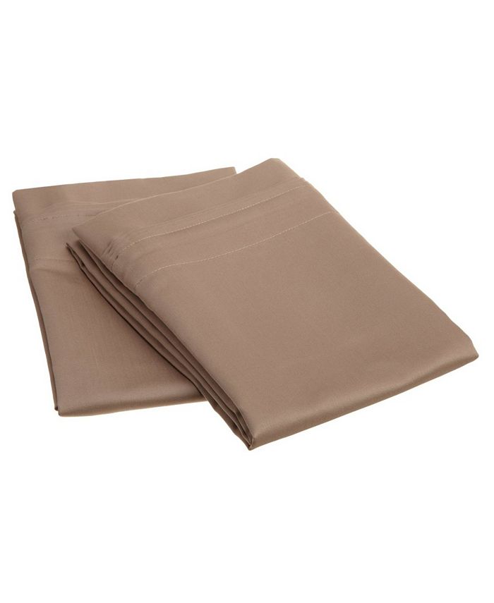 Scala 1000 Thread Count 100% Cotton Pillowcase Set (2 Pack) – Solid Colors, Soft & Breathable Luxury Bedding