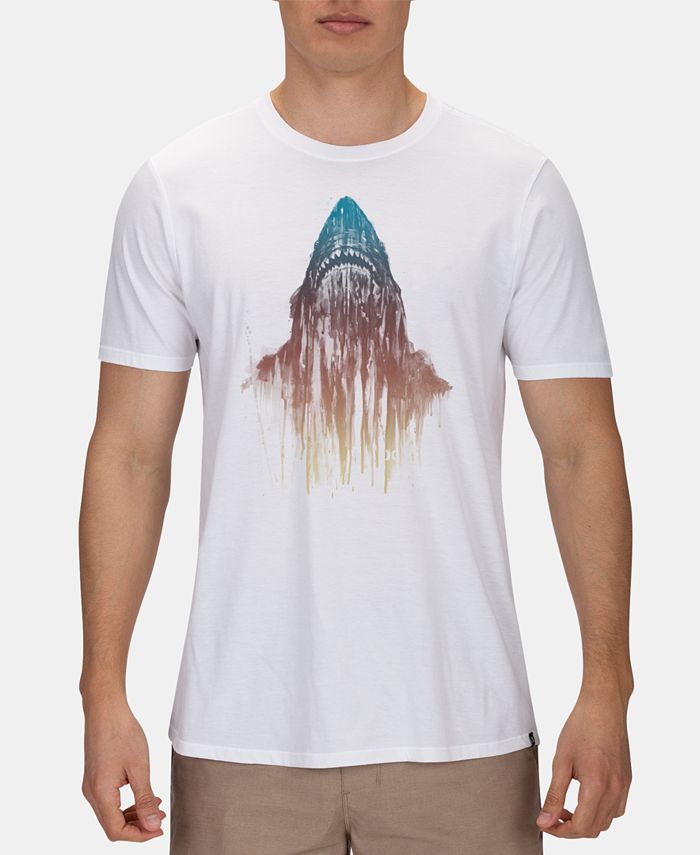 Hurley Men's Sharky Shark Logo Graphic T-Shirt - Macy's