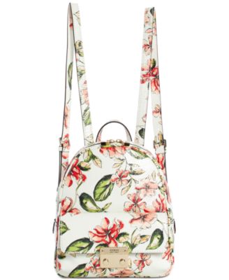 guess flower backpack