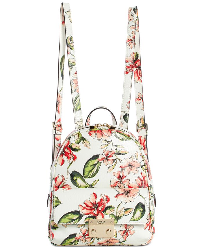 floral guess mini backpack Factory Women's Leonore Small Faux leather (polyurethane) Jual Guess Floral Mini Backpack