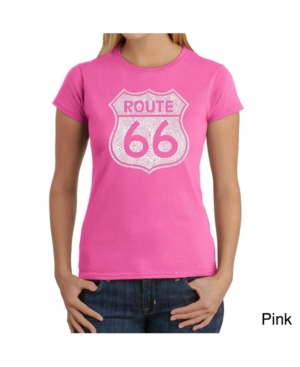 image of Women-s Word Art T-Shirt - Route 66