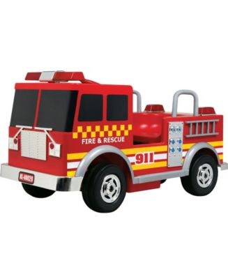 Kalee 12V Ride-On Fire Truck - Macy's