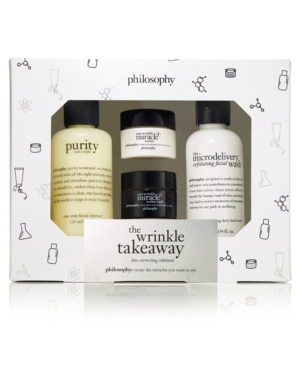 Philosophy The Wrinkle Takeaway Kit, 4 Pc