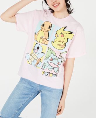 Mighty Fine - Juniors' Pokemon Graphic T-Shirt