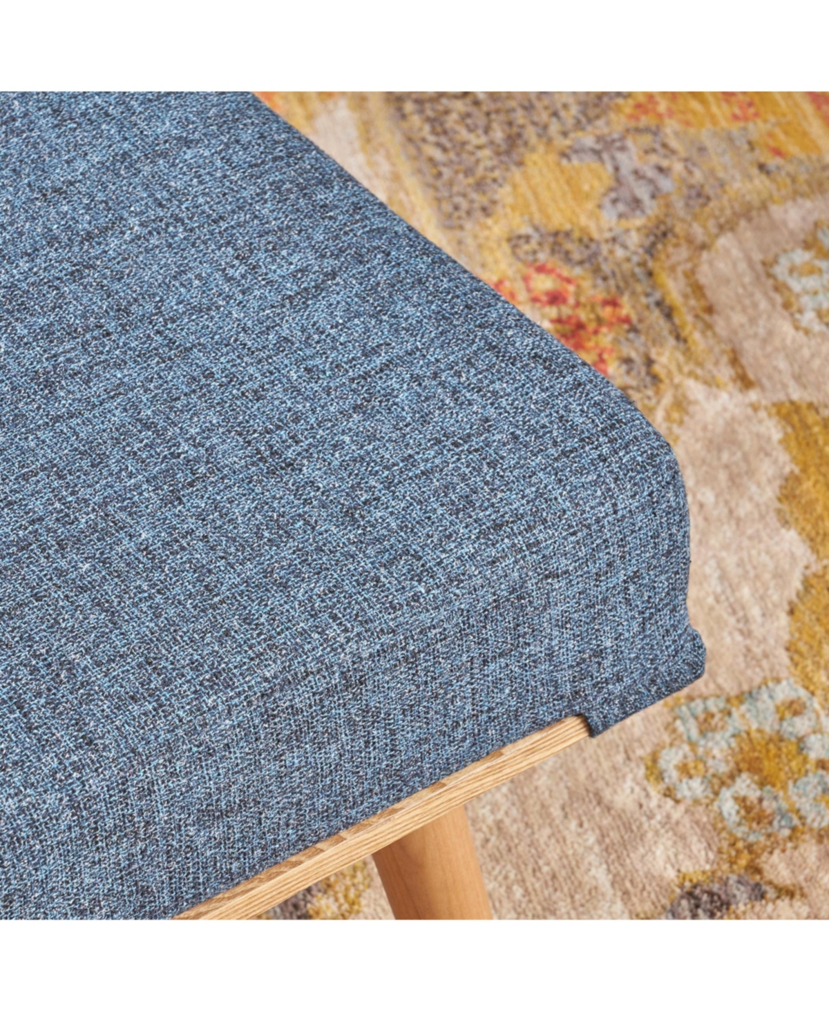 Noble House Ilya Storage Bench In Blue