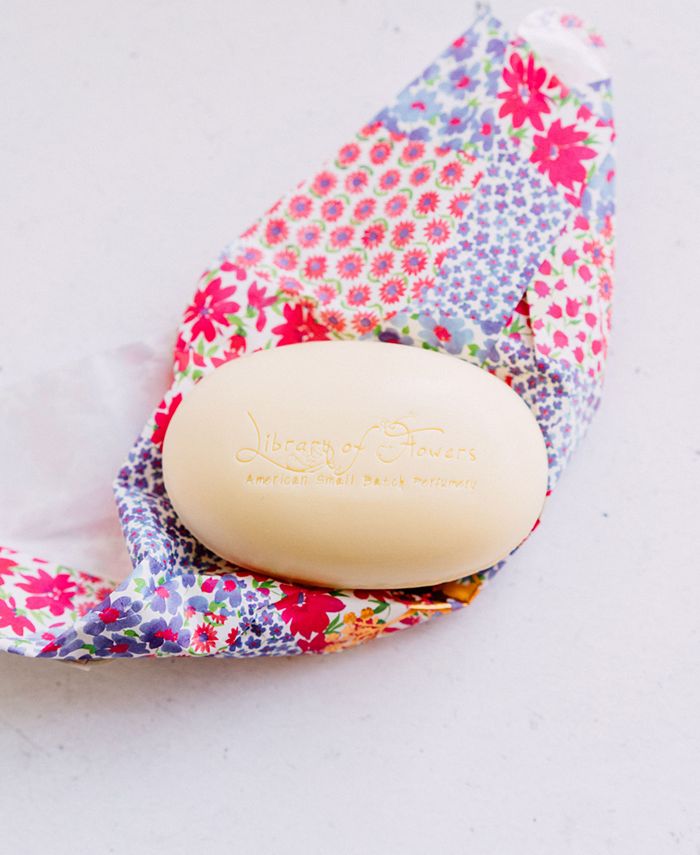 Library of Flowers Linden Soap, 5oz. Macy's