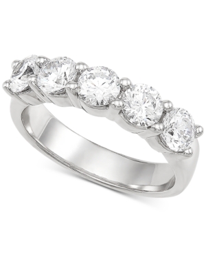 image of Grown With Love Lab Grown Diamond Anniversary Band (2 ct. t.w.) in 14k White Gold