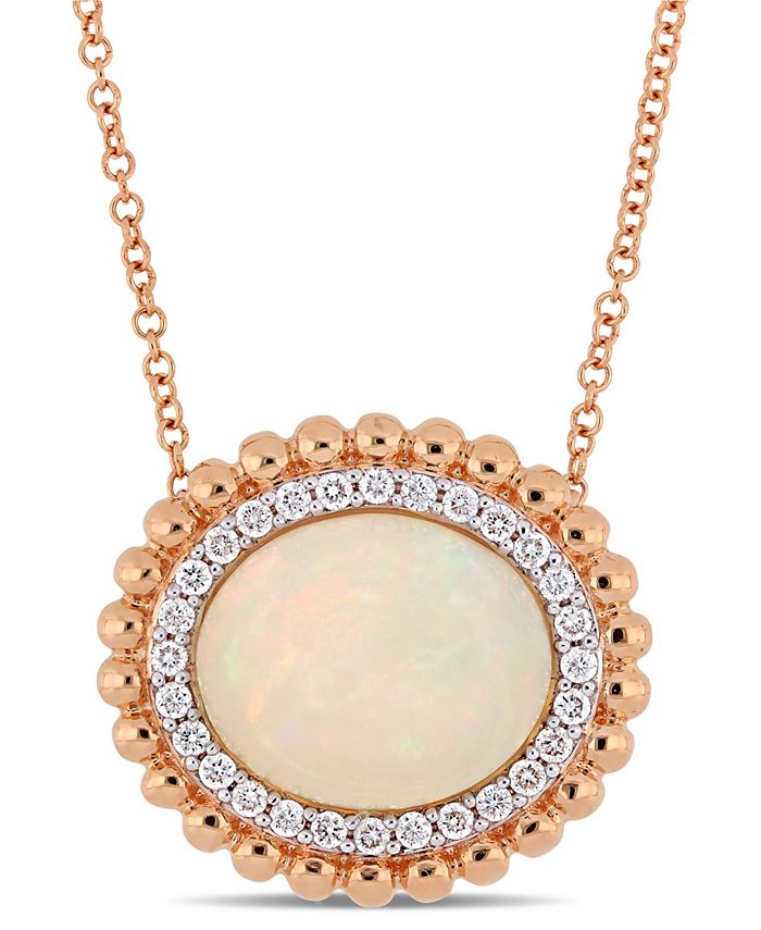 Opal necklace macys sale