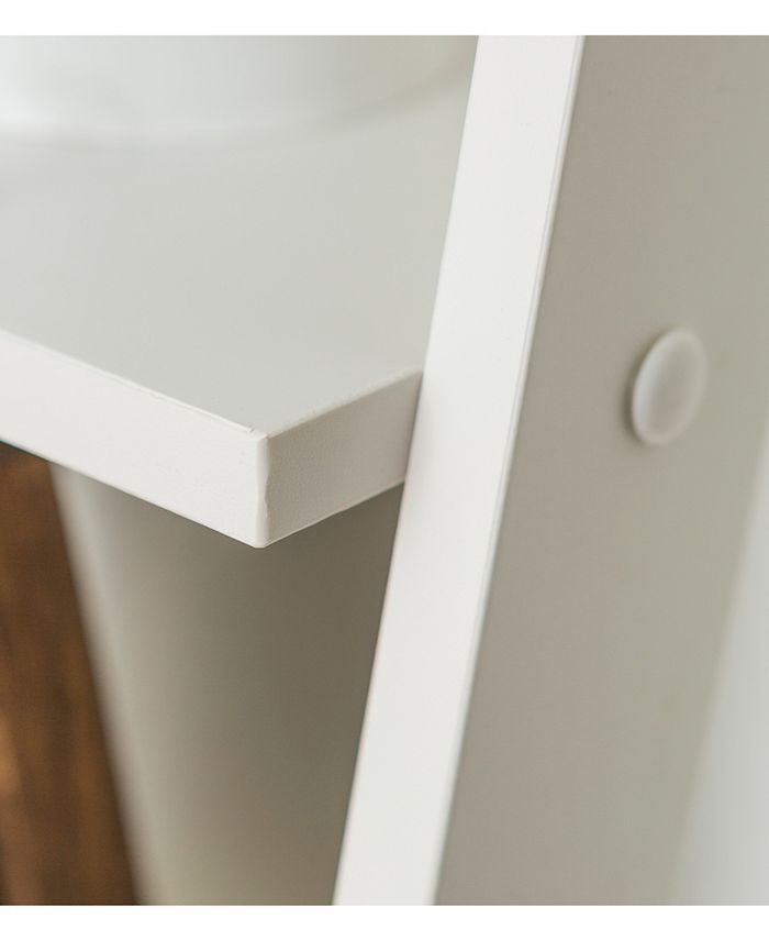 Walker Edison 55" Wood Ladder Bookshelf Macy's