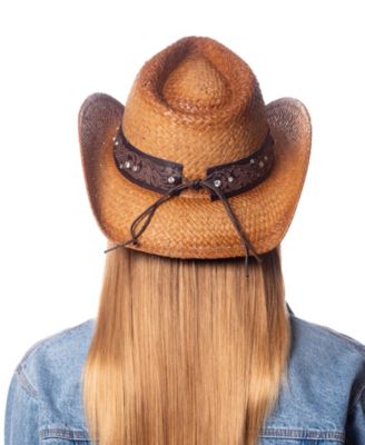 Cowboy Hat with Trim Band and Studs