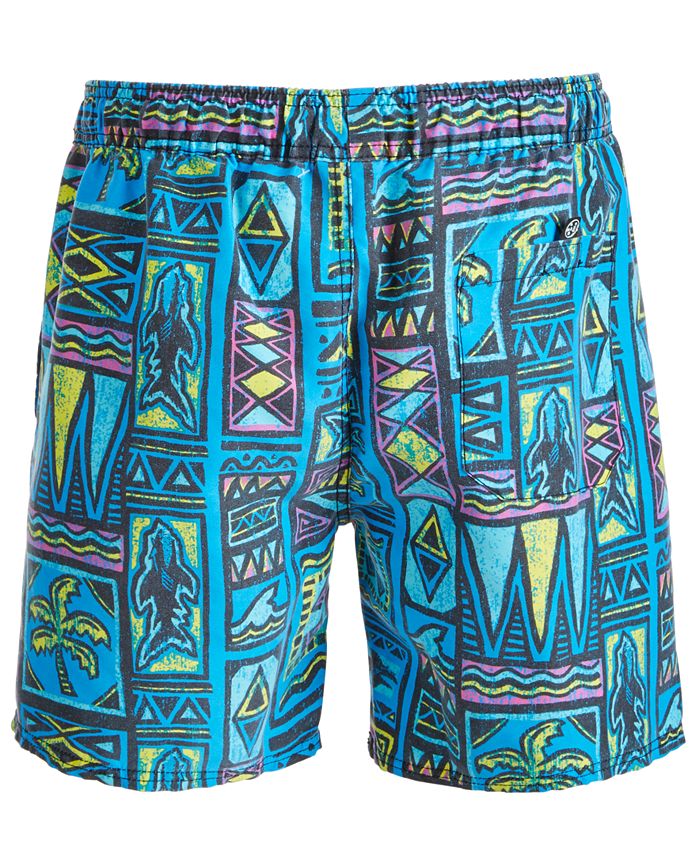 Maui and Sons Men's Chunky Funky Swim 18