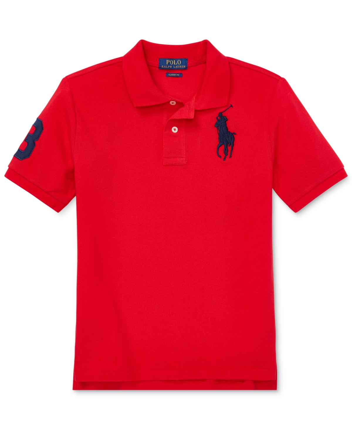 Shop Polo Ralph Lauren Big Boys Big Pony Cotton Mesh Short Sleeve Polo In Rl 2000 Red