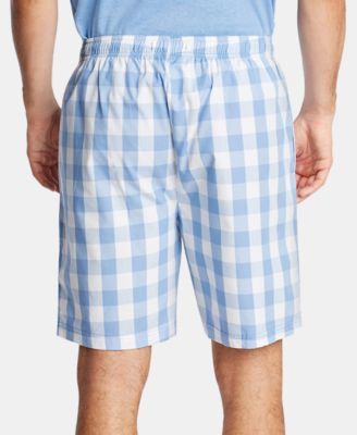 Cotton Plaid Pajama Shorts 