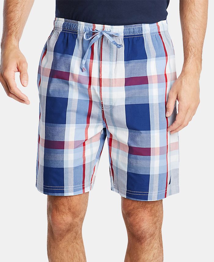 Nautica Men's Cotton Plaid Pajama Shorts - Macy's
