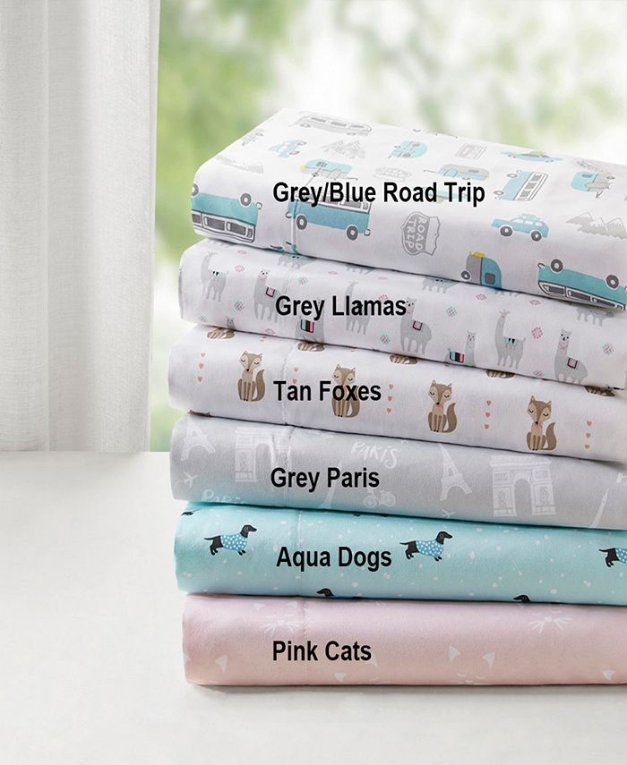 Intelligent Design CLOSEOUT! Novelty 4PC King Printed Sheet Set Macy's